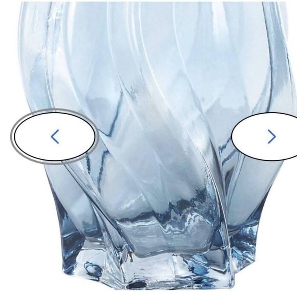 Grayson Lane 12.5" Blue Glass Vase - Good Used Condition! - Picture 2 of 8